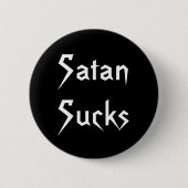 Badge Rond 5 Cm SatanSucks (Devant)