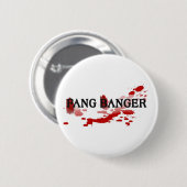 Badge Rond 5 Cm Saucisse de croc (Devant & derrière)