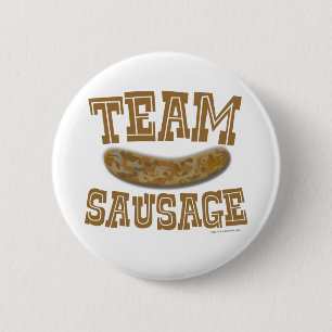 Badge Rond 5 Cm Saucisse d'équipe