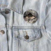 Badge Rond 5 Cm Saumon de saut (En situation)