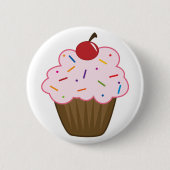 Badge Rond 5 Cm Saupoudrer le gâteau (Devant)