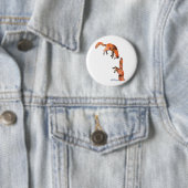 Badge Rond 5 Cm Sauter Renard Rouge (En situation)