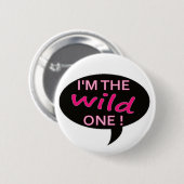 Badge Rond 5 Cm sauvage (Devant & derrière)