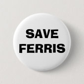 BADGE ROND 5 CM SAUVEZ FERRIS (Devant)