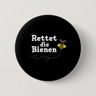 Badge Rond 5 Cm Sauvez La Protection De l'environnement Des Abeill
