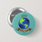 Badge Rond 5 Cm Sauvez la Terre mère (Devant & derrière)