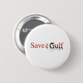 Badge Rond 5 Cm Sauvez l'adhésif pour pare-chocs de Golfe (Devant & derrière)