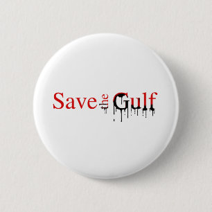 Badge Rond 5 Cm Sauvez l'adhésif pour pare-chocs de Golfe