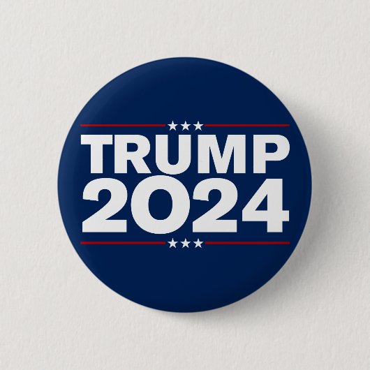 Badge Rond 5 Cm Sauvez l'Amérique Trump 2024 (Devant)