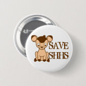 Badge Rond 5 Cm Sauvez le bouton de SHHS (Devant & derrière)
