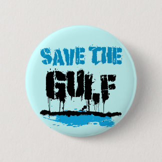 BADGE ROND 5 CM SAUVEZ LE GULF