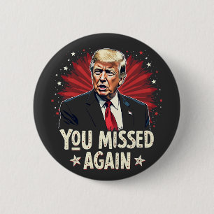 Badge Rond 5 Cm Sauvez les animaux de compagnie Trump Election