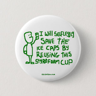 Badge Rond 5 Cm Sauvez les calottes glaciaires