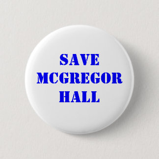 Badge Rond 5 Cm Sauvez McGregor Hall