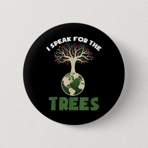 Badge Rond 5 Cm Sauvez Notre Planète Pour Des Arbres De Protection