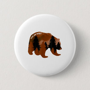 Badge Rond 5 Cm Sauvez notre Woods De l'environnement Protection O