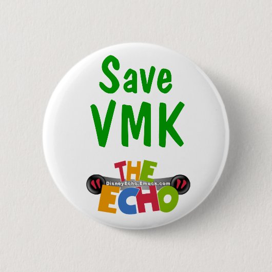 Badge Rond 5 Cm Sauvez VMK (Devant)