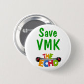 Badge Rond 5 Cm Sauvez VMK (Devant & derrière)