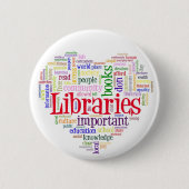 Badge Rond 5 Cm Savelibraries (Devant)