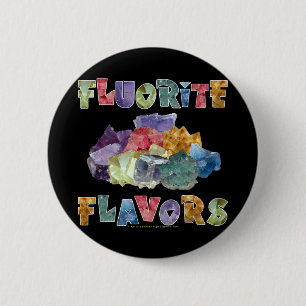 Badge Rond 5 Cm Saveurs Fluorites