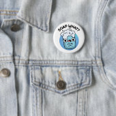 Badge Rond 5 Cm Savon Quel Amusant Soap Pun (En situation)