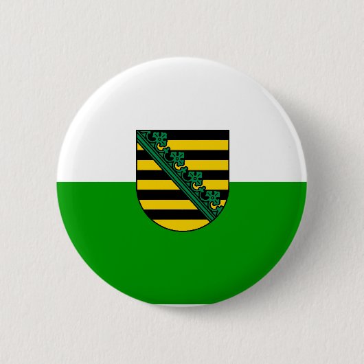 Badge Rond 5 Cm Saxe, Allemagne (Devant)