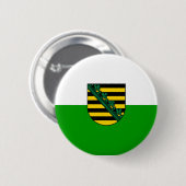 Badge Rond 5 Cm Saxe, Allemagne (Devant & derrière)