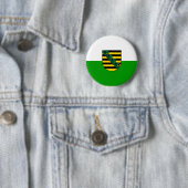 Badge Rond 5 Cm Saxe, Allemagne (En situation)
