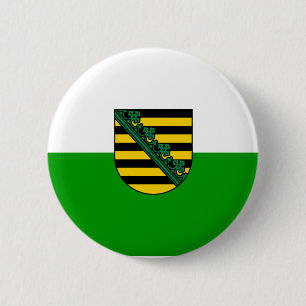 Badge Rond 5 Cm Saxe, Allemagne
