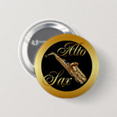 BADGE ROND 5 CM SAXO D'ALTO (Devant & derrière)