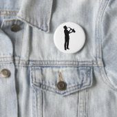 Badge Rond 5 Cm saxophone (En situation)
