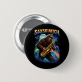 Badge Rond 5 Cm Saxsquatch (Devant & derrière)