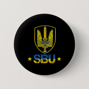 Badge Rond 5 Cm Sbu Ukraine Groupe Alpha Forces Spéciales Spetsnaz