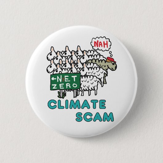 Badge Rond 5 Cm Scandale climatique (Devant)