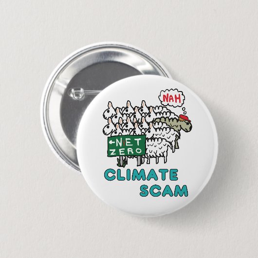 Badge Rond 5 Cm Scandale climatique (Devant & derrière)