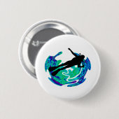 BADGE ROND 5 CM SCAPHANDRE LA DÉFINITION (Devant & derrière)
