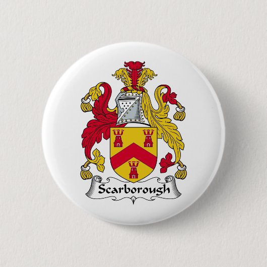 Badge Rond 5 Cm Scarborough Family Crest (Devant)