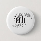 Badge Rond 5 Cm scb - bouton (Devant)