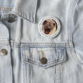 Badge Rond 5 Cm Sceau d'éléphant (En situation)