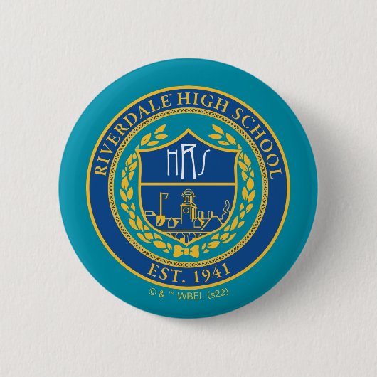 Badge Rond 5 Cm Sceau du lycée de Riverdale (Devant)