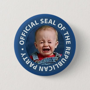 Badge Rond 5 Cm sceau officiel du parti républicain