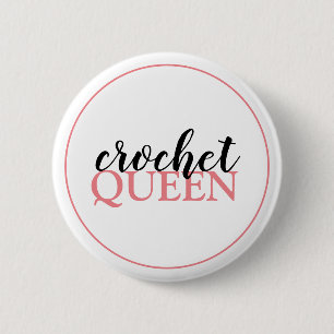 Badge Rond 5 Cm Scénario de la reine Crochet