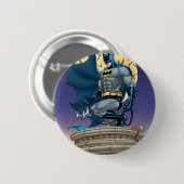 Badge Rond 5 Cm Scènes Batman - Vue Côté Lune (Devant & derrière)