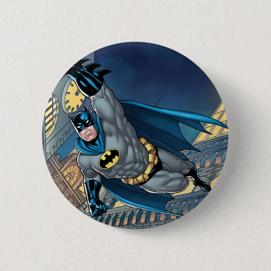 Badge Rond 5 Cm Scènes de Batman - Gravement (Devant)