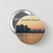 Badge Rond 5 Cm Scènes d'Honolulu (Devant & derrière)