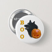 Badge Rond 5 Cm Schipperke Boo (Devant & derrière)