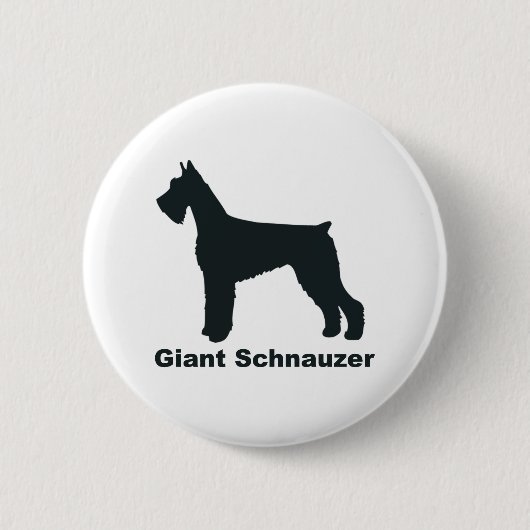 Badge Rond 5 Cm Schnauzer géant (Devant)