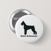 Badge Rond 5 Cm Schnauzer géant (Devant & derrière)