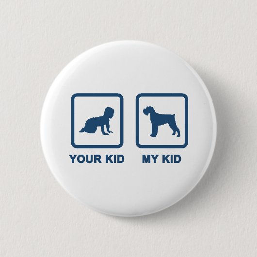 Badge Rond 5 Cm Schnauzer miniature (Devant)