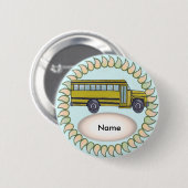 Badge Rond 5 Cm School Bus (Devant & derrière)